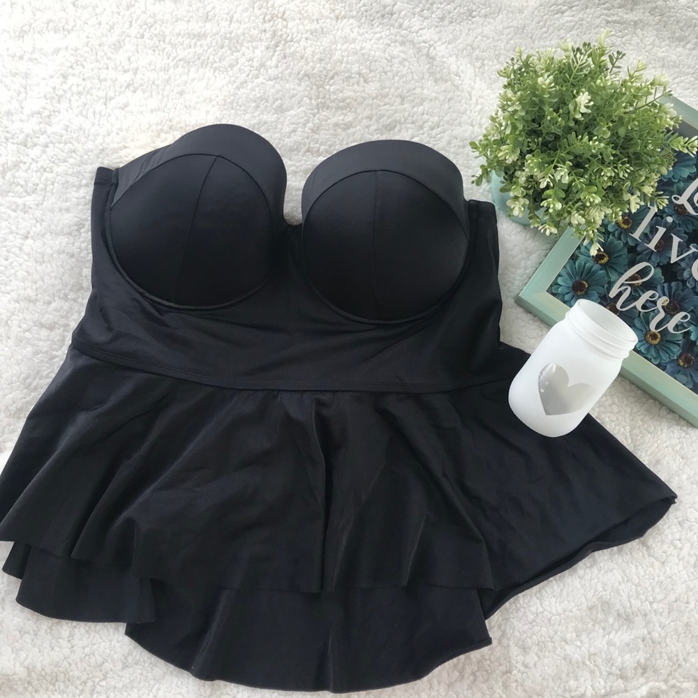 Torrid Hugh low swim peplum